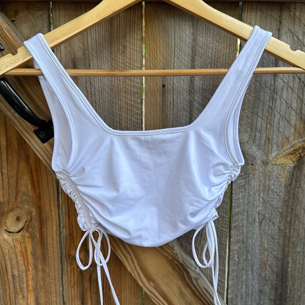 Oh Polly Swim Top White XS - Picture 2 of 4